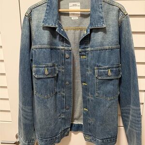 Visvim Light Blue Denim Jacket with White Label